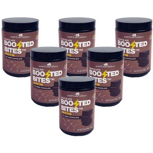 Brooklyn Born Chocolate Dark Chocolate Boosted Bites Biotin - 6 containers, 5.29 oz each - 1 of 3