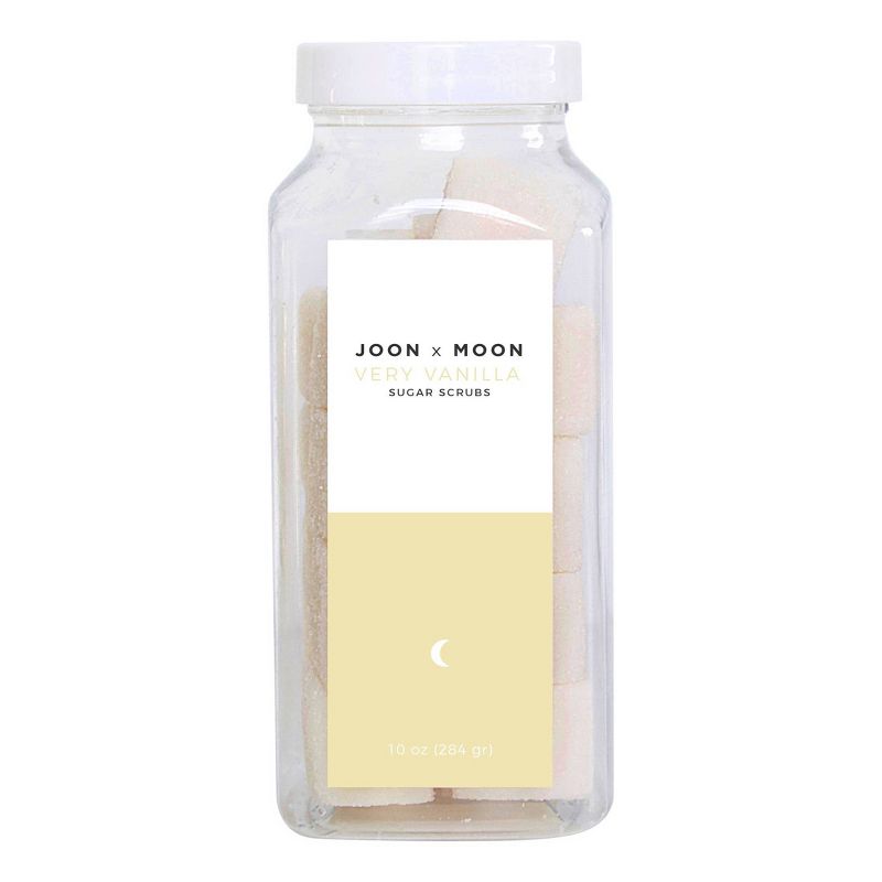 Joon X Moon Vanilla Exfoliating Sugar Cube Body Scrub - 10oz, 1 of 5