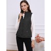 INSPIRE CHIC Women's Stand Collar Lightweight Gilet Quilted Zip Vest 2 Packs - 2 of 4