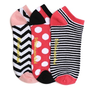 LittleMissMatched Fabulous Herringbone Liner Socks - 3 Socks (Kids 6-2)