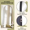 71"x26" Full Length Mirror, Wall Mirrors Hanging or Leaning Arched-Top Full Body Mirror with Stand for Bedroom, Dressing Room, Black - 3 of 4