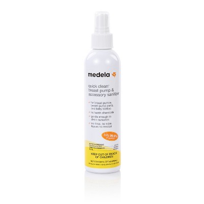 Medela Quick Clean Breast Pump & Accessory Sanitizer Spray - 8oz : Target