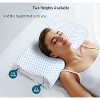LISM Memory Foam Neck Bed Pillow,Ergonomic Cervical Pillow for Side Back Stomach Sleeper - 3 of 4