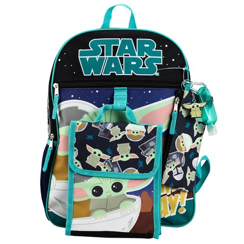 Baby Yoda Backpack For Boys 8-12 Set - Mandalorian