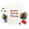 Simply Sage Market Women's Coquette Christmas Chicken Short Sleeve Graphic Tee - 3 of 4