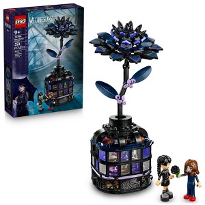 LEGO Wednesday Black Dahlia Flower Building Toy 76784 - 1 of 4