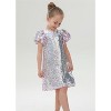 2Bunnies Girls' Reversible Sequin Puff Sleeve Dress - 4 of 4