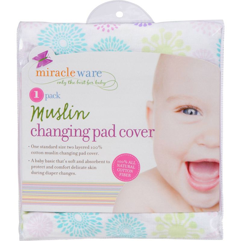 MiracleWare Muslin Changing Pad Cover, 2 of 3