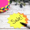 Stockroom Plus 240-Pack Bulletin Board Decorations, Blank Cutouts, Starburst Signs (6 Colors, 4x4 in) - 2 of 4