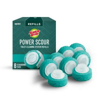 Scotch-Brite Power Scour Toilet Cleaning System Refills - 8ct