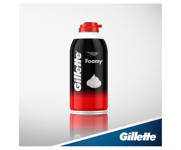 Gillette Foamy Men's Regular Shaving Foam - 11oz