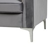 2-Piece Velvet Sofa Sets Contemporary Home Theater Seating Upholstered Couch Set for Living Room  - Morden Fort - 4 of 4