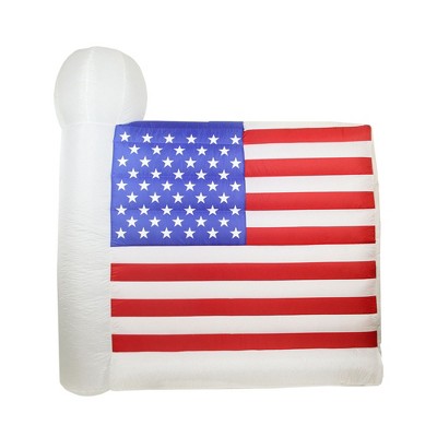 Northlight Lighted American Flag Patriotic Inflatable Outdoor Decoration - 5.5'