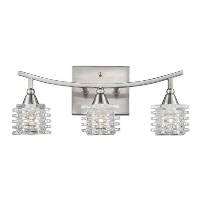 Elk Home Matrix 3 - Light Vanity in  Satin Nickel