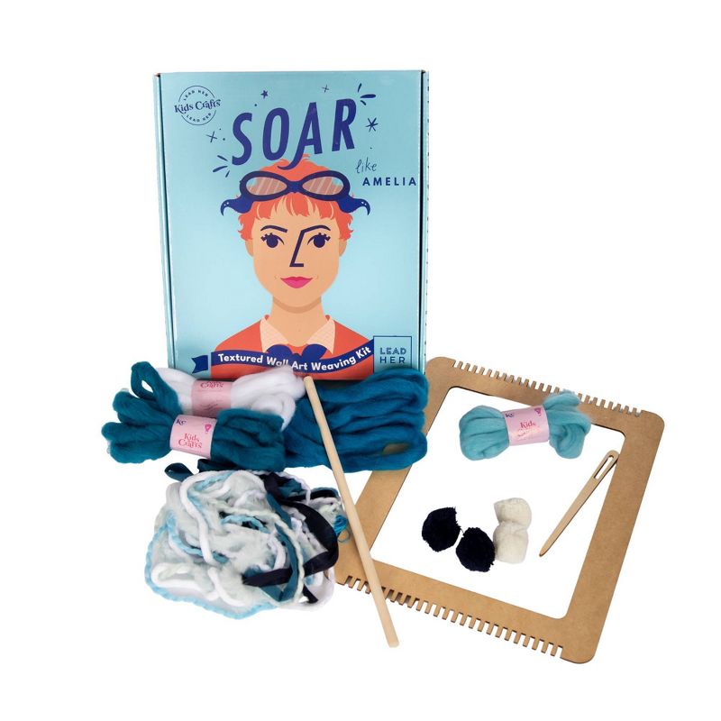 LeadHER: SOAR like Amelia Weaving Loom Craft Kit - Kids Crafts, 4 of 14