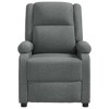 vidaXL Massage Chair Dark grey Fabric Single Massage Chair Rectangular - 3 of 4