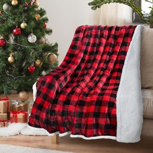 Tirrinia 50" x 60" Fleece Throw Blanket, Soft Comfy Warm Fuzzy TV Blankets, Comfort Caring Gift - 1 of 4