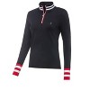 Women's CLASSIC TRICOLOR TROYER SWEATER - GOLFINO - 2 of 3