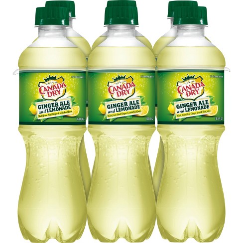Canada Dry Ginger Ale Nutrition Facts 20 Oz Canada Dry Ginger Ale And Lemonade 6pk 16 9 Fl Oz Bottles Target