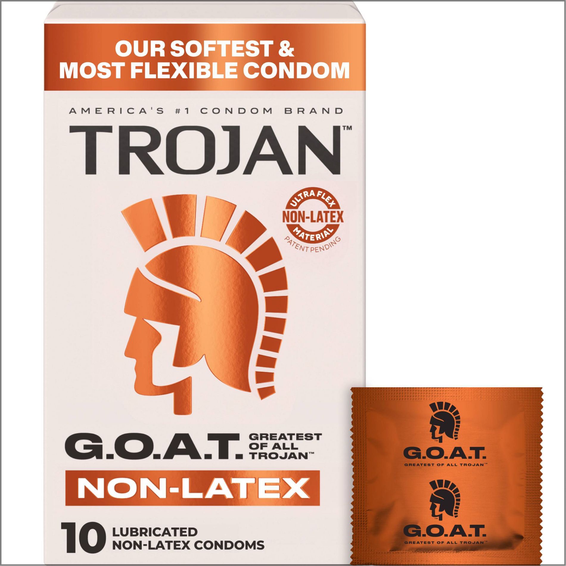 Trojan Goat Non Latex Condoms - 10ct