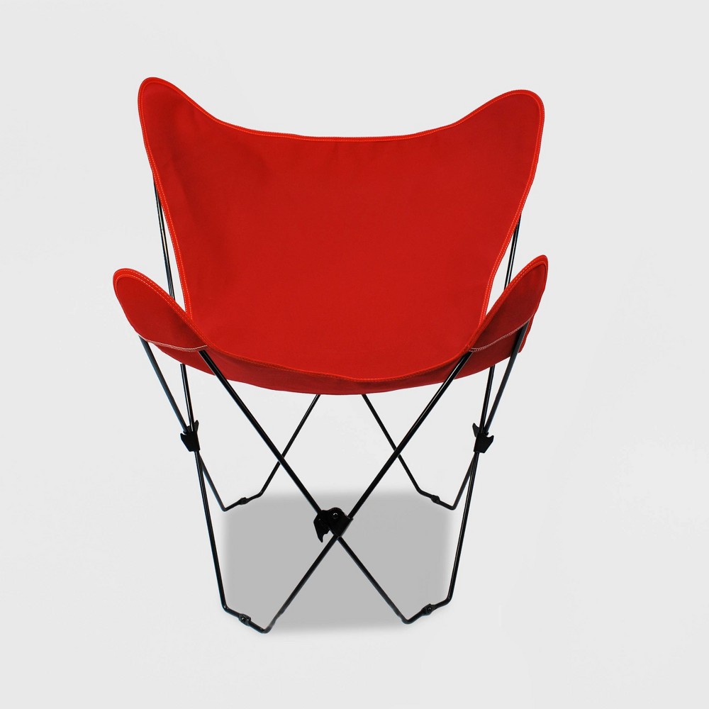 Photos - Garden Furniture Patio Butterfly Chair - Red - Algoma