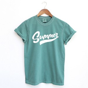 Simply Sage Market Women's Retro Summer Short Sleeve Garment Dyed Tee - 1 of 3