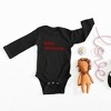 The Juniper Shop Little Valentine Puff Print Baby Long Sleeve Bodysuit - 2 of 3