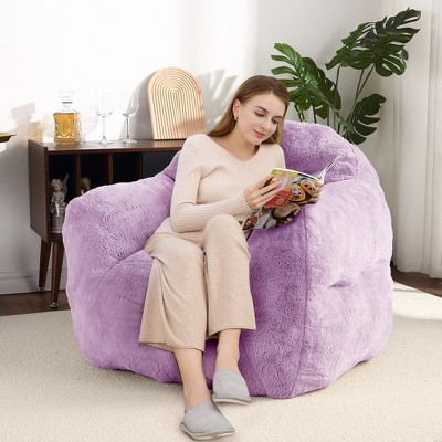 Large Bean Bag Chair for Adults, Lazy Sofa Upholstered Floor Sofa Soft Plush Chair Bean Bag Couch for Living Room Bedroom