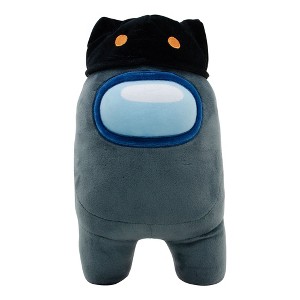 Among Us 12" Black with Cat Head Cap - 1 of 1