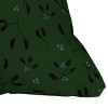 16"x16" Camilla Foss Midnight Mistletoe Square Throw Pillow Green - Deny Designs: Indoor Abstract Design, Zipper Closure - image 2 of 4