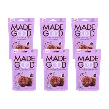 MadeGood Gluten-Free Double Chocolate Cookies - Case of 6/5 oz