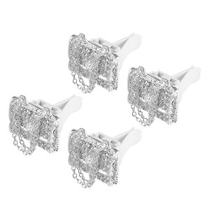 Unique Bargains Car Bag Shape Clips for Air Conditioner Outlet Vent Clips 4 Pcs - 1 of 4