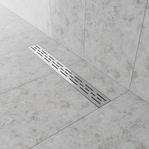 Hydroware Linear Shower Drain - C06 Brushed - 24 Inches - 1 of 4