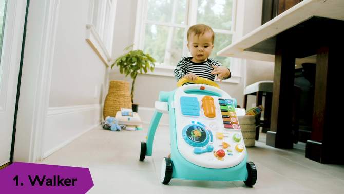 Baby Einstein Musical Mix &#8216;N Roll 4-in-1 Baby Walker and Activity Table, 2 of 24, play video