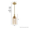 Hunter Fans 4.5" Beverly Glen Ceiling Light Luxe Gold Finish - 4 of 4