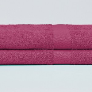 Lintex Linens Deluxe 2-Piece Cotton Bath Sheet Set – Ultra-Soft, Highly Absorbent 34" x 68" Spa-Size Towels in 15 Vibrant Colors - 1 of 3