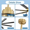 Airsurfer 72" Modern Large Ceiling Fan with Dimmable LED Light & Reversible Motor, Remote Control, for Indoor/Outdoor Covered Spaces - 4 of 4