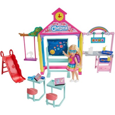 barbie doll house school