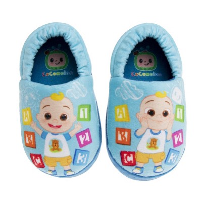Josmo Cocomelon Toddler slippers - house shoes for boys girls warm plush bed moccasins slippers cocomelon shoes (toddler/little kid) size