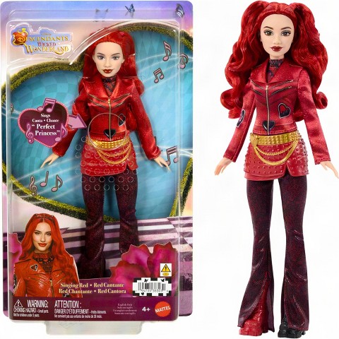 Детские куклы Descendants Disney Descendants Wicked Wonderland Singing Red Doll in Signature Look Sings “Perfect Princess”