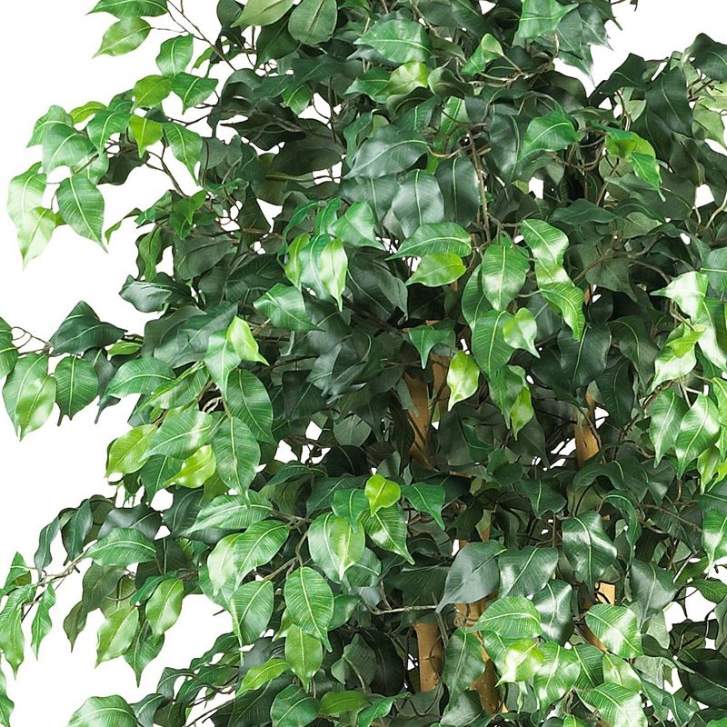 6ft Artificial Palace Style Ficus Silk Tree in Pot - Nearly Natural, 4 of 6