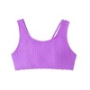 Andy & Evan  Kids  Purple Strappy Back Swimsuit - 3 of 4