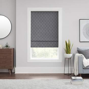 Darien Ogee 100% Total Blackout Cordless Roman Blind and Shade - Eclipse