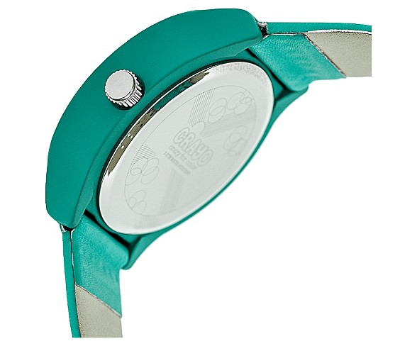 Crayo Atomic Women's Leatherette Strap Watch - Turquoise