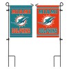 Evergreen Garden Flag Embossed Suede, Miami Dolphins Double Sided Indoor Outdoor Decor 18" x 12.5" - 2 of 4