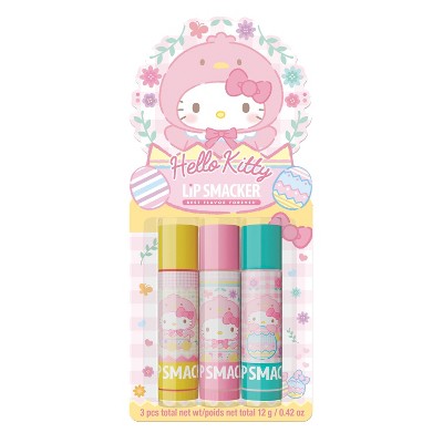 Lip Smacker Hello Kitty Lip Balm - Pink - 3pk