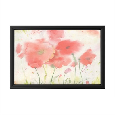 Trademark Fine Art-Sheila Golden 'Coral Fiesta' - Backlit LED Lightbox with Metal Frame - Ready to Hang with Anti-Glare Acrylic Cover