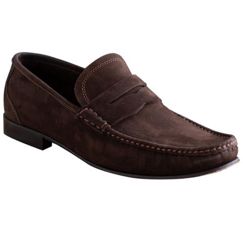 Men's Oxford Golf Quincy Penny Loafer - Chocolate 10m : Target