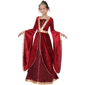 HalloweenCostumes.com Renaissance Maiden Costume for Girls - 1 of 2