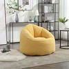 CAVINAS Microfiber Fabric Bean Bag Chair Set with High Pressure Foam,Soft Bean Bag Couch,Accent Chairs for Living Room - 2 of 4